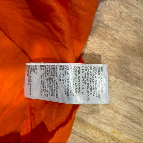 Urbana Outfitters Orange Floral Baby Doll Dress - Picture 13 of 13